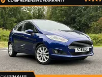 Used Ford Fiesta Titanium 2016 Blue Hatchback