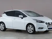 Używany Nissan Micra Acenta 101 KM (74 kW) 2020 Biały Hatchback