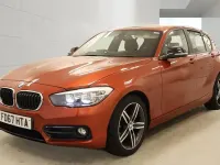 Used BMW 118 Sport Line 2017 Orange Hatchback