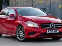 Used Mercedes A180 122 HP (89 kW) 2013 Red Hatchback