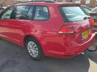 Used VW Golf VII S 105 HP (77 kW) 2015 Red Estate