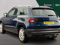 Used Skoda Karoq SE L 110 HP (80 kW) 2021 Petrol blue metallic SUV