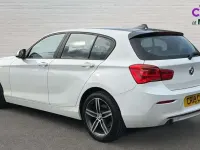 Used BMW 118 Sport Line 136 HP (100 kW) 2019 White Hatchback