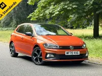 Used VW Polo R-line 93 HP (68 kW) 2020 Orange Hatchback