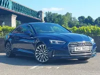 Used Audi A5 S-Line 190 HP (139 kW) 2017 Blue Coupe