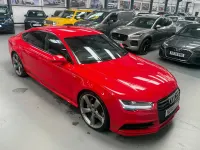 Used Audi A7 Black Edition 2016 Red Hatchback