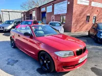 Used BMW 125 Cabriolet 2009 Red Cabriolet