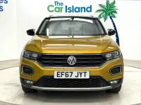 Used VW T-Roc Design 115 HP (84 kW) 2018 Yellow SUV
