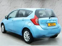 Begagnad Nissan Note Acenta 80 HK (58 kW) 2014 Blå Halvkombi