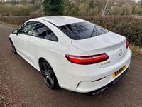 Used Mercedes E220 AMG line 194 HP (142 kW) 2018 White Coupe