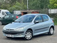 Used Peugeot 206 68 HP (50 kW) 2004 Silver Hatchback