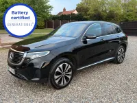 Usado Mercedes EQC400 300 kW (408 CV) 2022 Negro SUV