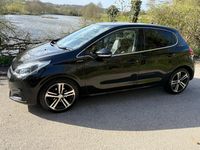 Used Peugeot 208 GT-line 110 HP (80 kW) 2017 Black Hatchback