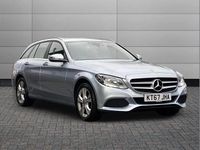 Begagnad Mercedes C220 Executive 170 HK (125 kW) 2017 Silver Kombi