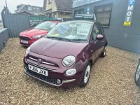 Used Fiat 500 Lounge 69 HP (50 kW) 2016 Red Hatchback