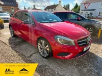 Used Mercedes A180 107 HP (78 kW) 2014 Red Hatchback