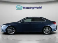 Used Mercedes A250 AMG line 259 HP (190 kW) 2021 Blue Sedan