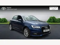 Begagnad Audi A1 Sportback S-Line 2017 Blå Halvkombi