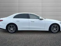 Used Mercedes E220 Advanced 197 HP (144 kW) 2025 Opalite white bright Sedan