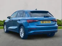 Used Audi A3 Advanced 147 HP (108 kW) 2020 Blue Sedan