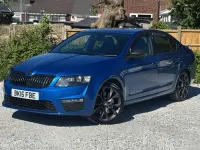 Used Skoda Octavia vRS 2015 Blue Estate