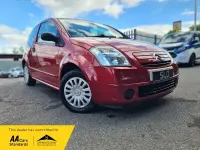 Used Citroën C2 60 HP (44 kW) 2008 Red Hatchback