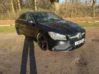 Used Mercedes CLA200 AMG line 2019 Black Coupe