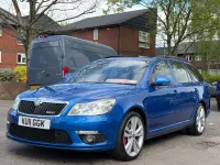 Begagnad Skoda Octavia vRS 200 HK (147 kW) 2011 Blå Kombi