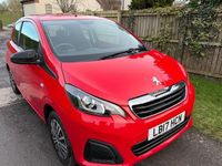 Used Peugeot 108 Access 68 HP (50 kW) 2017 Red Hatchback