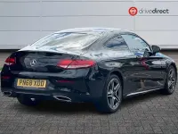 Used Mercedes C220 AMG line 194 HP (142 kW) 2018 Black Coupe