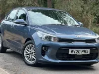 Used Kia Rio 84 HP (61 kW) 2020 Blue Hatchback