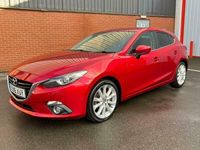 Begagnad Mazda 3 Inclusive 105 HK (77 kW) 2016 Röd Halvkombi