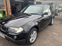 used BMW X3 2007 2.0d SE 5dr BLACK FULL SERVICE HISTORY