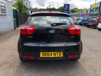 Used Kia Rio 85 HP (62 kW) 2014 Black Hatchback