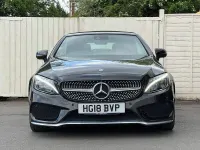 Usado Mercedes C200 AMG line 184 HP (135 kW) 2018 Preto Cabrios