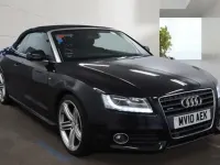 Used Audi A5 Cabriolet S-Line 2010 Black Cabriolet