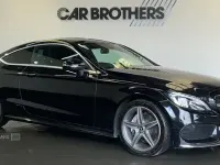 Used Mercedes C220 AMG line 170 HP (125 kW) 2018 Black Coupe