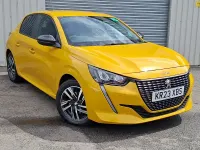 Used Peugeot 208 Active+ 100 HP (73 kW) 2023 Yellow Hatchback