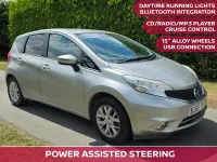 Used Nissan Note Acenta 90 HP (66 kW) 2015 Silver Hatchback