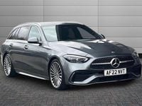 Used Mercedes C200 AMG Line Premium 204 HP (150 kW) 2022 Selenite grey Estate