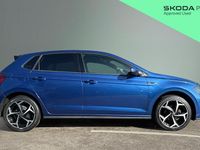 Used VW Polo R-line 95 HP (69 kW) 2021 Blue Hatchback