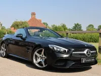 Used Mercedes SL400 AMG line 2017 Black Cabriolet