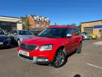 Used Skoda Yeti SE Drive 110 HP (80 kW) 2017 Red SUV