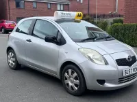 Begagnad Toyota Yaris T2 69 HK (50 kW) 2007 Silver Halvkombi