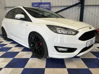 Used Ford Focus ST-Line 140 HP (102 kW) 2018 White Hatchback