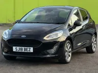 Used Ford Fiesta Zetec 2018 Black Hatchback