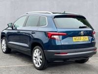 Used Skoda Karoq SE 150 HP (110 kW) 2018 Metallic  petrol blue SUV
