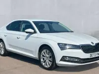 Used Skoda Superb SE L 150 HP (110 kW) 2023 Moon white metallic