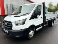 Used Ford Transit 130 HP (95 kW) 2019 White Cabriolet