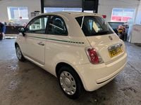 Used Fiat 500 Pop 69 HP (50 kW) 2009 White Cabriolet